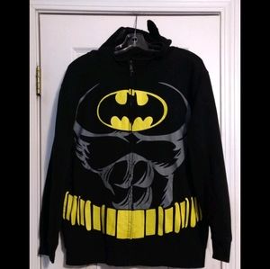 Unisex, Batman hooded fleece jacket. Size 12.